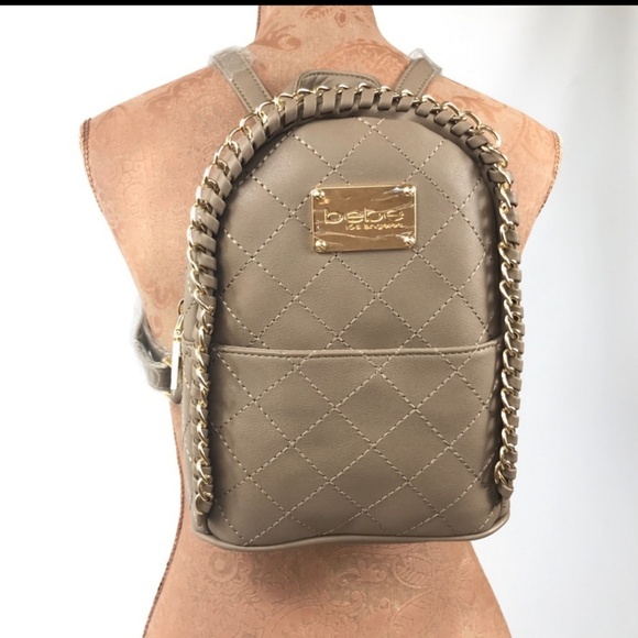 bebe Handbags - New Bebe faux leather mini backpack